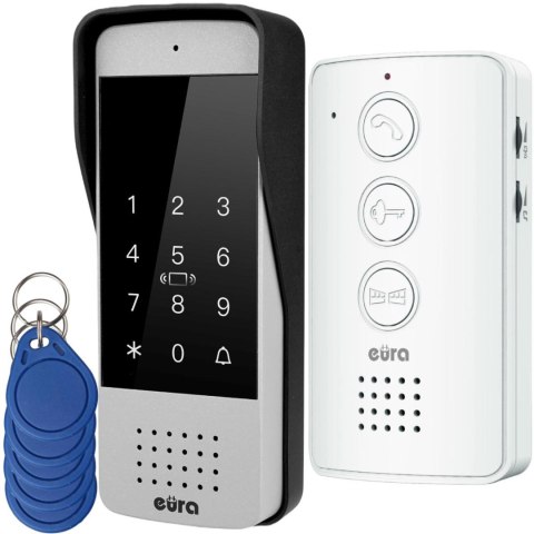 Domofon EURA ADP-34A3 biały Domofon EURA ADP-34A3 biały