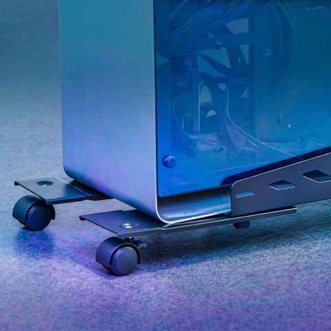 Podstawka wózek na kółkach pod komputer CPU NanoRS, 25kg max, szerokość 160~300mm, RS480 Podstawka wózek na kółkach pod komputer CPU NanoRS, 25kg max, szerokość 160~300mm, RS480