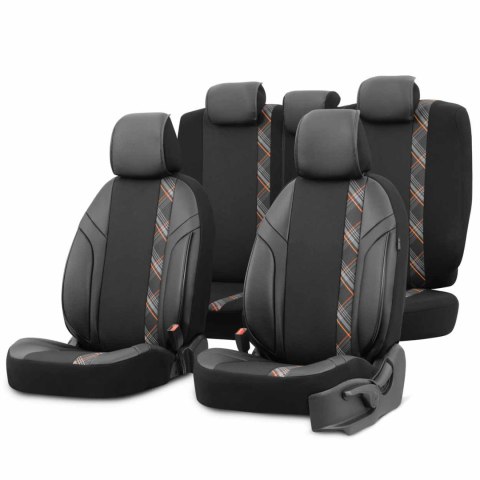 Komplet pokrowców na fotele samochodowe otom horizon 1805 orange 3-zip Komplet pokrowców na fotele samochodowe otom horizon 1805 orange 3-zip