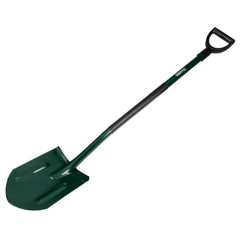 Szpadel ostry, metalowy trzonek, plastikowy uchwyt Szpadel ostry, metalowy trzonek, plastikowy uchwyt