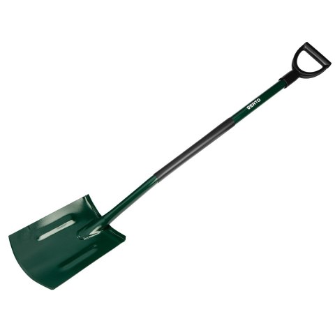 Szpadel prosty, metalowy trzonek, plastikowy uchwyt Szpadel prosty, metalowy trzonek, plastikowy uchwyt
