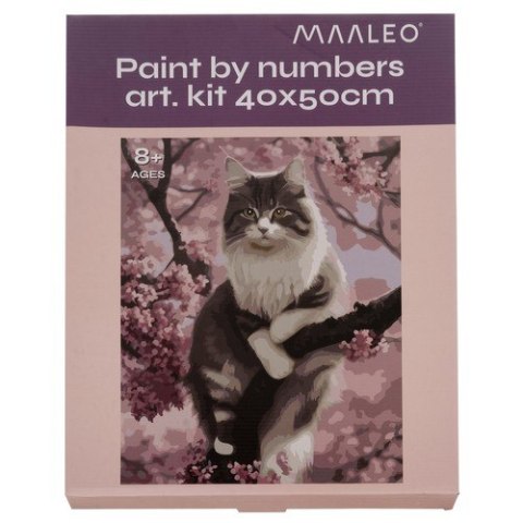 Malowanie po numerach 40x50cm- kotek Maaleo 22783 Malowanie po numerach 40x50cm- kotek Maaleo 22783