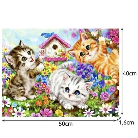 Malowanie po numerach 40x50cm- kotki Maaleo 22781 Malowanie po numerach 40x50cm- kotki Maaleo 22781