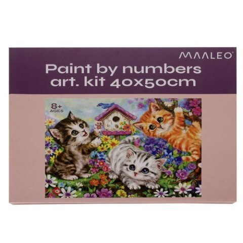 Malowanie po numerach 40x50cm- kotki Maaleo 22781 Malowanie po numerach 40x50cm- kotki Maaleo 22781