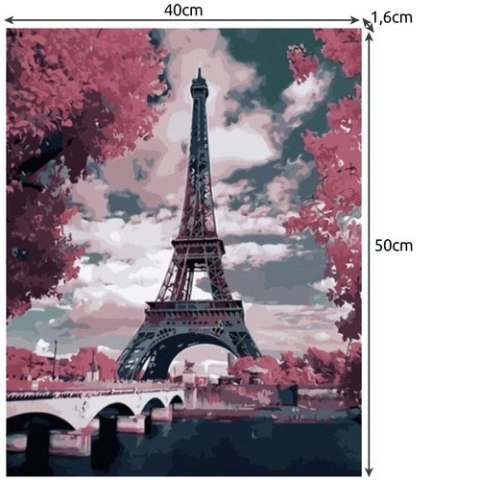 Malowanie po numerach 40x50cm- wieża Maaleo 22784 Malowanie po numerach 40x50cm- wieża Maaleo 22784