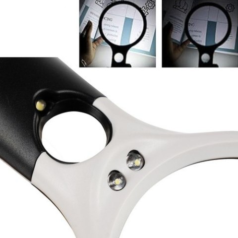 Lupa z podświetleniem LED Izoxis 22670 Lupa z podświetleniem LED Izoxis 22670