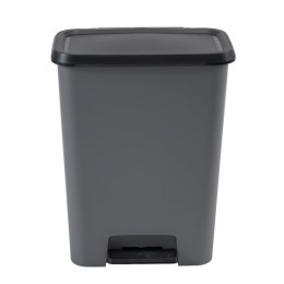 Kosz na śmieci z pedałem Compatta 23+23Lgray/black