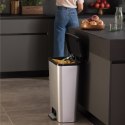 Kosz na śmieci z pedałem Compatta 50L inox