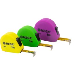 Miara zwijana 3m/16mm, 2 stopery, pvc, soft