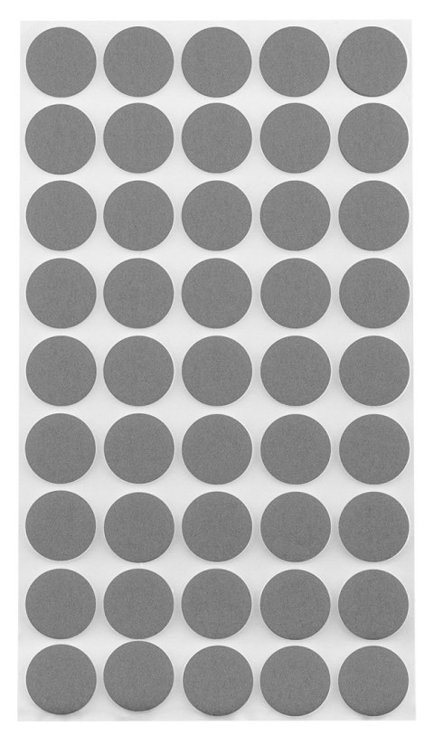 Podkładki filcowe samoprzylepne, szare, 106 szt. Podkładki filcowe samoprzylepne, szare, 106 szt.