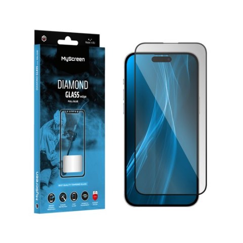 Szkło ochronne MyScreen DIAMOND GLASS LITE edge FULL GLUE czarne Apple iPhone 15 Pro Max 6.7" Szkło ochronne MyScreen DIAMOND GLASS LITE edge FULL GLUE czarne Apple iPhone 15 Pro Max 6.7"