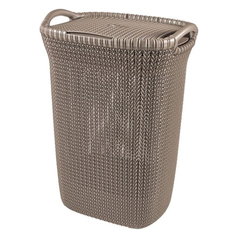 Kosz na bieliznę / pranie Knit 57L brązowy Kosz na bieliznę / pranie Knit 57L brązowy