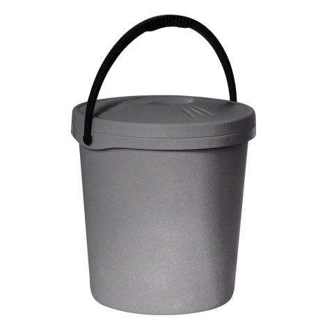 Wiadro z pokrywą 16 L szary Wiadro z pokrywą 16 L szary