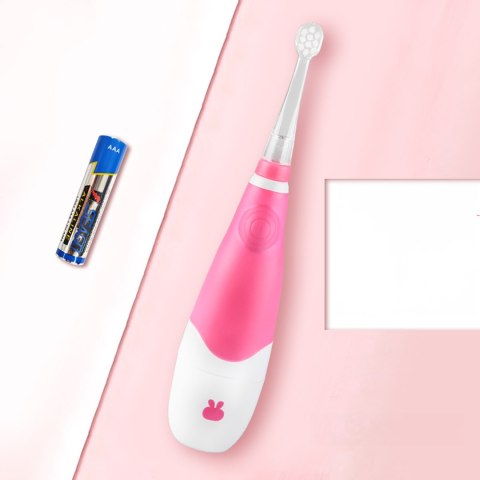 Szczoteczka soniczna dla dzieci SEAGO, kolor różowy, 1xAAA 1,5V (brak w zestawie), 4 końcówki, SG-902 Pink Szczoteczka soniczna dla dzieci SEAGO, kolor różowy, 1xAAA 1,5V (brak w zestawie), 4 końcówki, SG-902 Pink