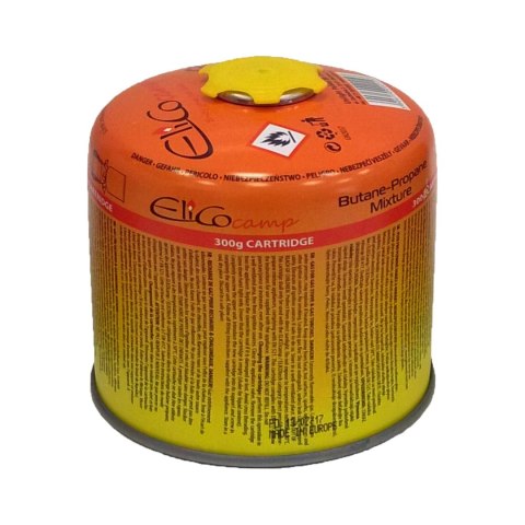 Zas. gaz. elico z zaworem, propan/butan; 300g; 65300 Zas. gaz. elico z zaworem, propan/butan; 300g; 65300