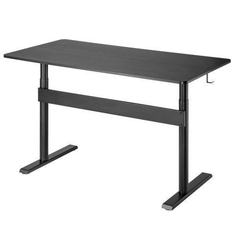 Biurko stolik z blatem 140x68cm Ergo Office, sprężyna gazowa, regulacja wysokości, do pracy stojąco siedzącej, max wys 115cm, ER Biurko stolik z blatem 140x68cm Ergo Office, sprężyna gazowa, regulacja wysokości, do pracy stojąco siedzącej, max wys 115cm, ER