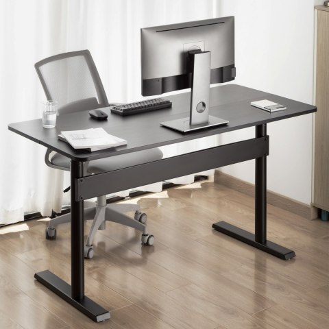 Biurko stolik z blatem 140x68cm Ergo Office, sprężyna gazowa, regulacja wysokości, do pracy stojąco siedzącej, max wys 115cm, ER Biurko stolik z blatem 140x68cm Ergo Office, sprężyna gazowa, regulacja wysokości, do pracy stojąco siedzącej, max wys 115cm, ER