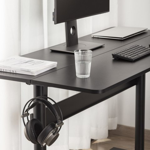 Biurko stolik z blatem 140x68cm Ergo Office, sprężyna gazowa, regulacja wysokości, do pracy stojąco siedzącej, max wys 115cm, ER Biurko stolik z blatem 140x68cm Ergo Office, sprężyna gazowa, regulacja wysokości, do pracy stojąco siedzącej, max wys 115cm, ER