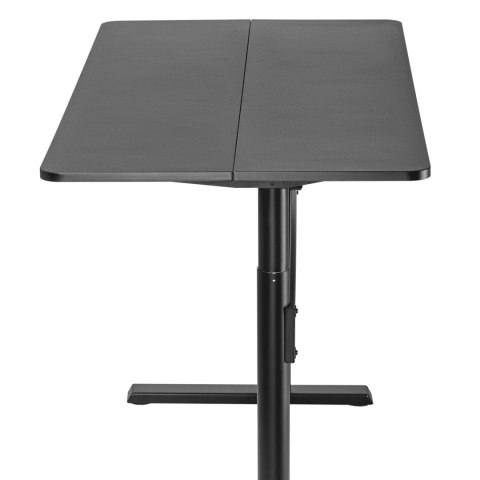 Biurko stolik z blatem 140x68cm Ergo Office, sprężyna gazowa, regulacja wysokości, do pracy stojąco siedzącej, max wys 115cm, ER Biurko stolik z blatem 140x68cm Ergo Office, sprężyna gazowa, regulacja wysokości, do pracy stojąco siedzącej, max wys 115cm, ER
