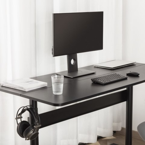 Biurko stolik z blatem 140x68cm Ergo Office, sprężyna gazowa, regulacja wysokości, do pracy stojąco siedzącej, max wys 115cm, ER Biurko stolik z blatem 140x68cm Ergo Office, sprężyna gazowa, regulacja wysokości, do pracy stojąco siedzącej, max wys 115cm, ER