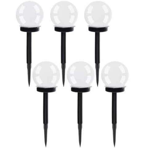 Lampa ogrodowa solarna- kula zestaw 6szt. 23562 Lampa ogrodowa solarna- kula zestaw 6szt. 23562