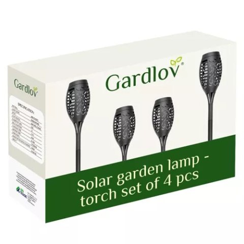 Lampa ogrodowa solarna - pochodnia zest.4 sz.23560 Lampa ogrodowa solarna - pochodnia zest.4 sz.23560