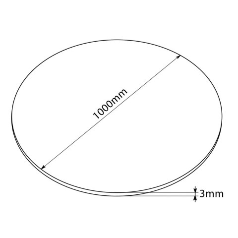 Mata pod fotel gamingowy NanoRS, 100cm, RS172 Mata pod fotel gamingowy NanoRS, 100cm, RS172