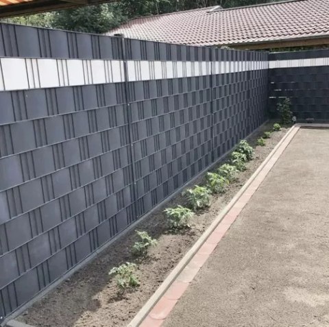 Taśma ogrodzeniowa 19cmx35m 630g/m2 antracyt 23703 Taśma ogrodzeniowa 19cmx35m 630g/m2 antracyt 23703