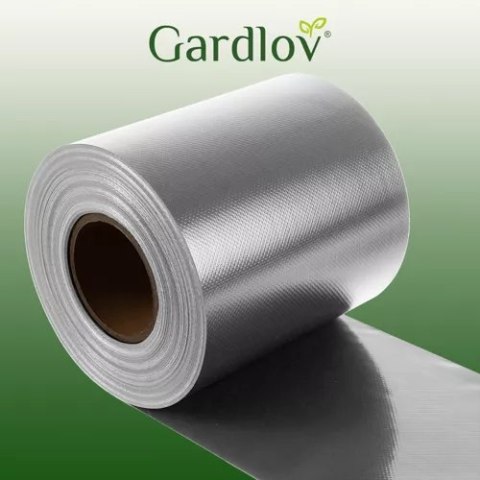 Taśma ogrodzeniowa 19cmx35m 630g/m2 szara 23704 Taśma ogrodzeniowa 19cmx35m 630g/m2 szara 23704