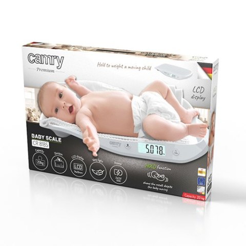 CR 8185 Waga dziecięca do 20kg z automatyczną funkcją hold CR 8185 Waga dziecięca do 20kg z automatyczną funkcją hold