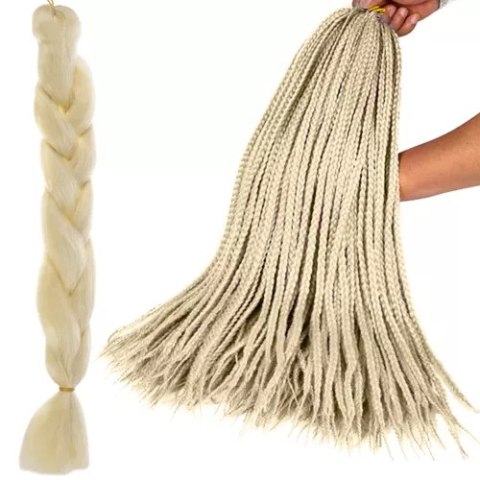 Włosy syntetyczne warkoczyki blond Soulima 23556 Włosy syntetyczne warkoczyki blond Soulima 23556