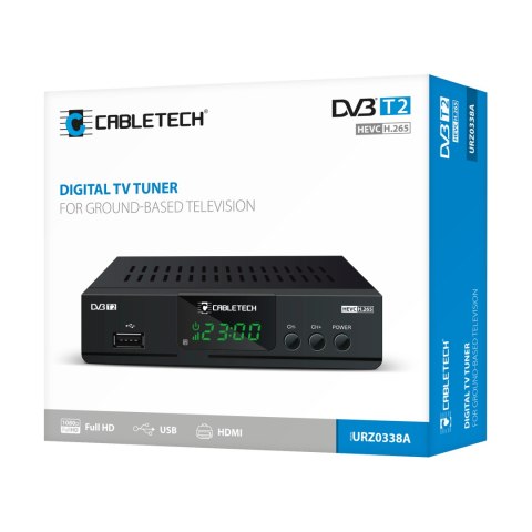 Tuner DVB-T2 H.265 HEVC Cabletech Tuner DVB-T2 H.265 HEVC Cabletech