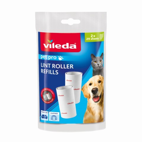 Wkłady do usuwania sierści, włosów i drobinek brudu, Vileda Pet Pro Wkłady do usuwania sierści, włosów i drobinek brudu, Vileda Pet Pro