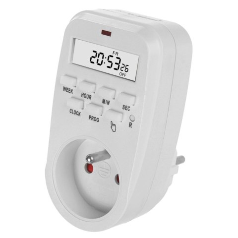 Włącznik czasowy - timer cyfrowy GreenBlue, max. obciążenie 16A, IP20, GB362 E Włącznik czasowy - timer cyfrowy GreenBlue, max. obciążenie 16A, IP20, GB362 E