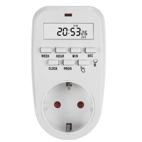 Włącznik czasowy - timer cyfrowy GreenBlue, max. obciążenie 16A, IP20, GB362 F Włącznik czasowy - timer cyfrowy GreenBlue, max. obciążenie 16A, IP20, GB362 F