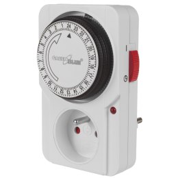 Włącznik czasowy - timer mechaniczny GreenBlue, 48 programów, max. obciążenie 16A, IP20, GB360 E