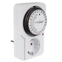 Włącznik czasowy - timer mechaniczny GreenBlue, 48 programów, max. obciążenie 16A, IP20, GB360 F