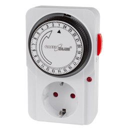 Włącznik czasowy - timer mechaniczny GreenBlue, 48 programów, max. obciążenie 16A, IP20, GB360 F