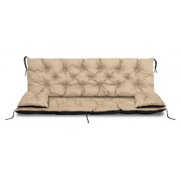 ZESTAW OGRODOWY 120x60x50CM + 2 PODUSZKI 42X42 CM BEŻOWY