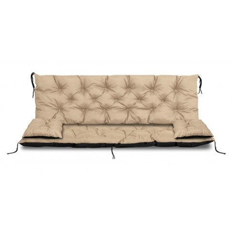 ZESTAW OGRODOWY 120x60x50CM + 2 PODUSZKI 42X42 CM BEŻOWY ZESTAW OGRODOWY 120x60x50CM + 2 PODUSZKI 42X42 CM BEŻOWY