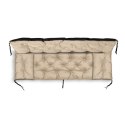 ZESTAW OGRODOWY 120x60x50CM + 2 PODUSZKI 42X42 CM BEŻOWY