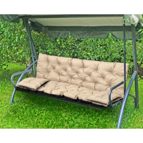 ZESTAW OGRODOWY 120x60x50CM + 2 PODUSZKI 42X42 CM BEŻOWY ZESTAW OGRODOWY 120x60x50CM + 2 PODUSZKI 42X42 CM BEŻOWY