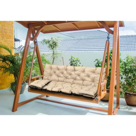 ZESTAW OGRODOWY 120x60x50CM + 2 PODUSZKI 42X42 CM BEŻOWY ZESTAW OGRODOWY 120x60x50CM + 2 PODUSZKI 42X42 CM BEŻOWY