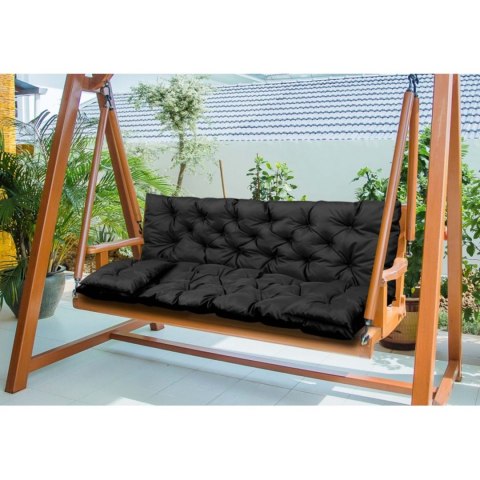 ZESTAW OGRODOWY 120x60x50CM + 2 PODUSZKI 42X42 CM CZARNY ZESTAW OGRODOWY 120x60x50CM + 2 PODUSZKI 42X42 CM CZARNY