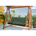 ZESTAW OGRODOWY 120x60x50CM + 2 PODUSZKI 42X42 CM ZIELONY