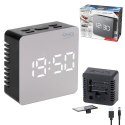 CR 1150 black Budzik led