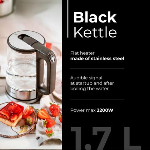MS 1301 black Czajnik szklany 1,7 l z regulacją temp. MS 1301 black Czajnik szklany 1,7 l z regulacją temp.