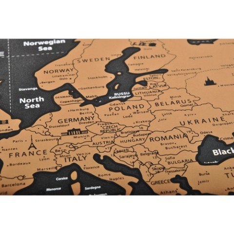Mapa świata - zdrapka z flagami 23443 Mapa świata - zdrapka z flagami 23443