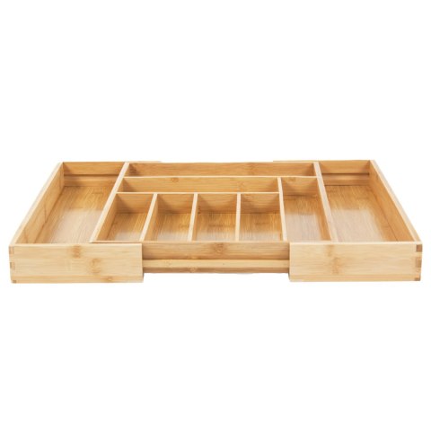 Rozsuwany bambusowy organizer na sztućce GreenBlue, 325-500x430x45mm, GB379 Rozsuwany bambusowy organizer na sztućce GreenBlue, 325-500x430x45mm, GB379