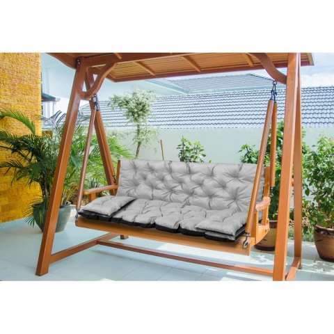 ZESTAW OGRODOWY 180x60x50CM + 2 PODUSZKI 42X42 CM JASNOSZARY ZESTAW OGRODOWY 180x60x50CM + 2 PODUSZKI 42X42 CM JASNOSZARY